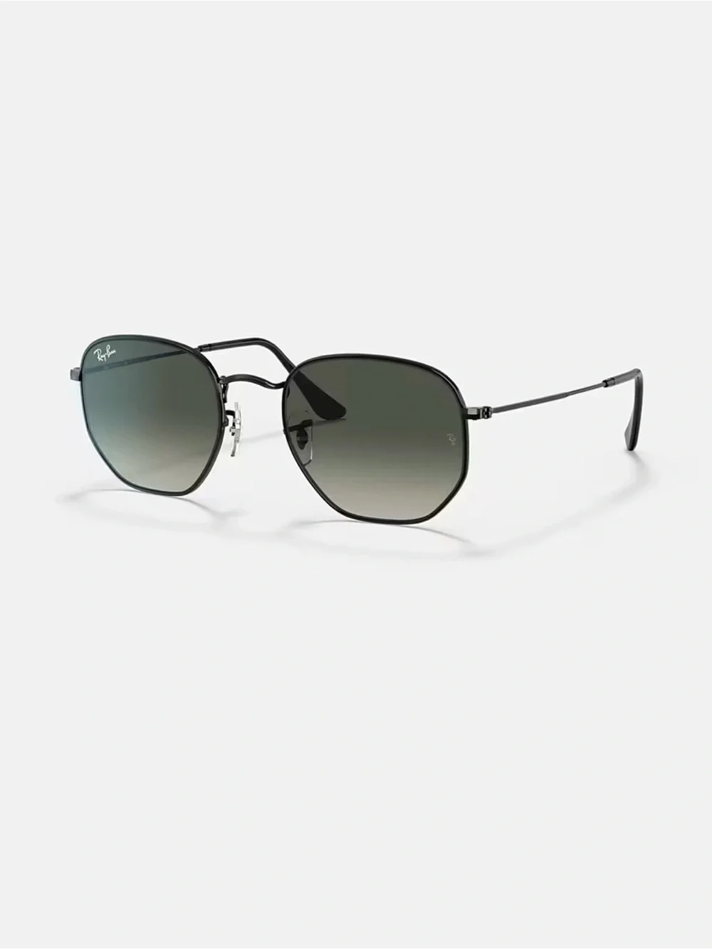 Ray-Ban Hexagonal Flat Sunglasses Black Frame  RB 3548 002/71